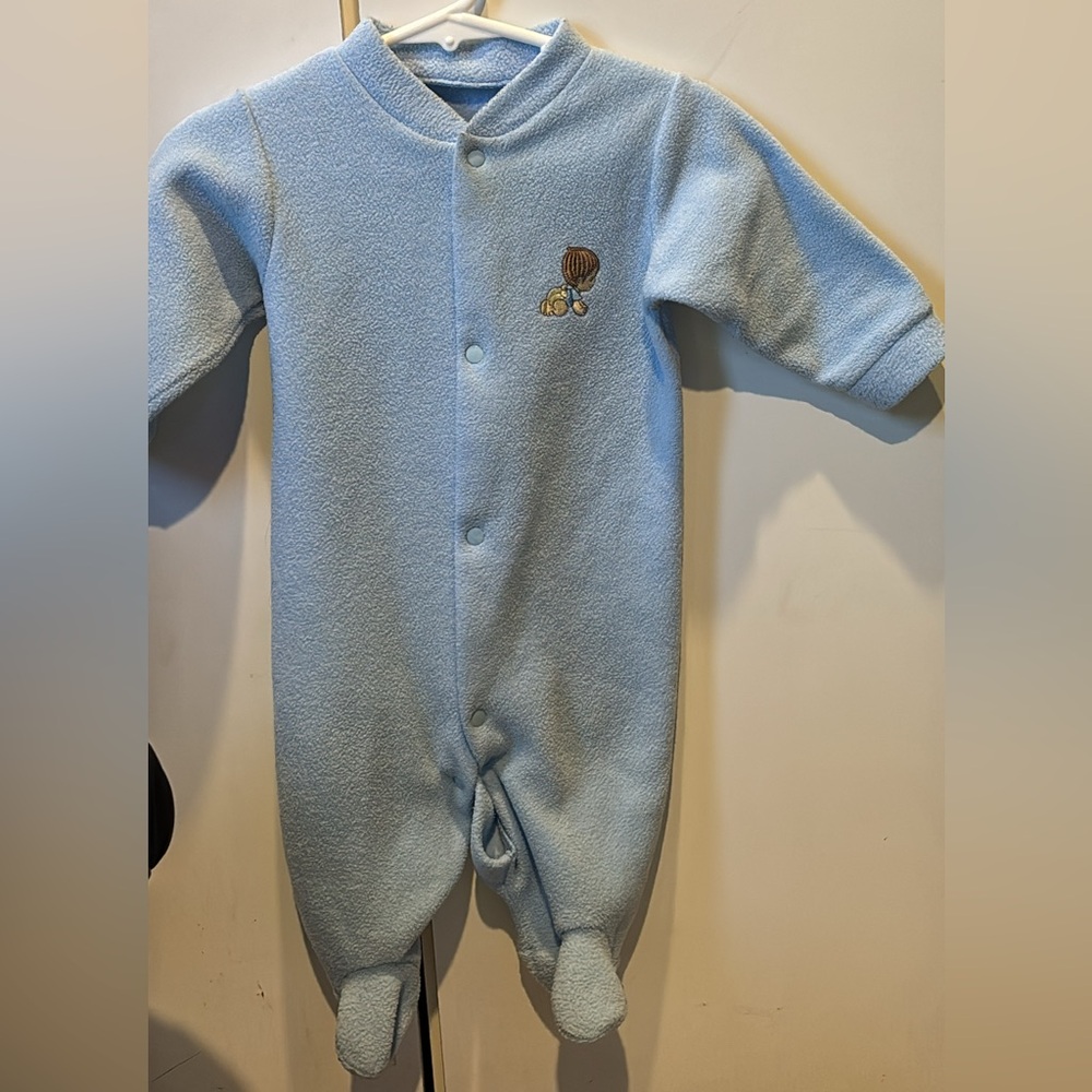 Precious Moments Blue Footies One Piece